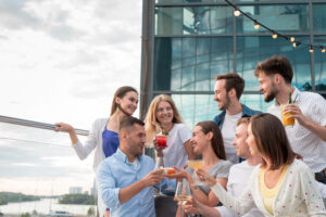 rooftop event