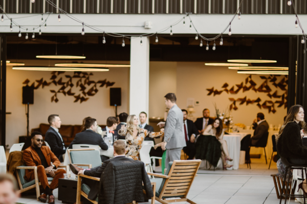 Versatile weddign venue in denver colorado with skyline views