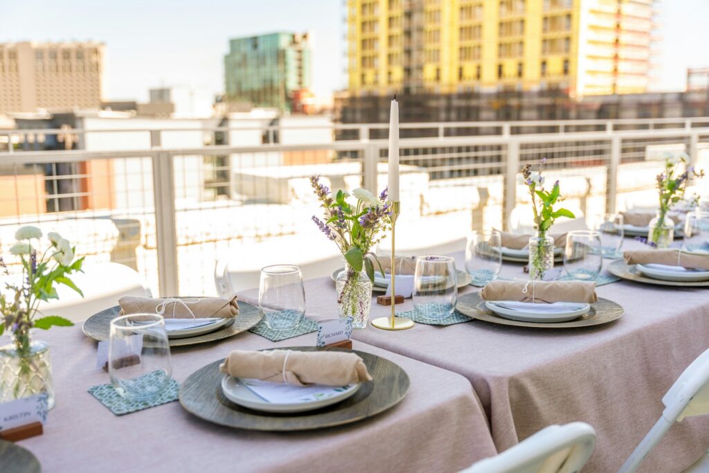 rooftop wedding