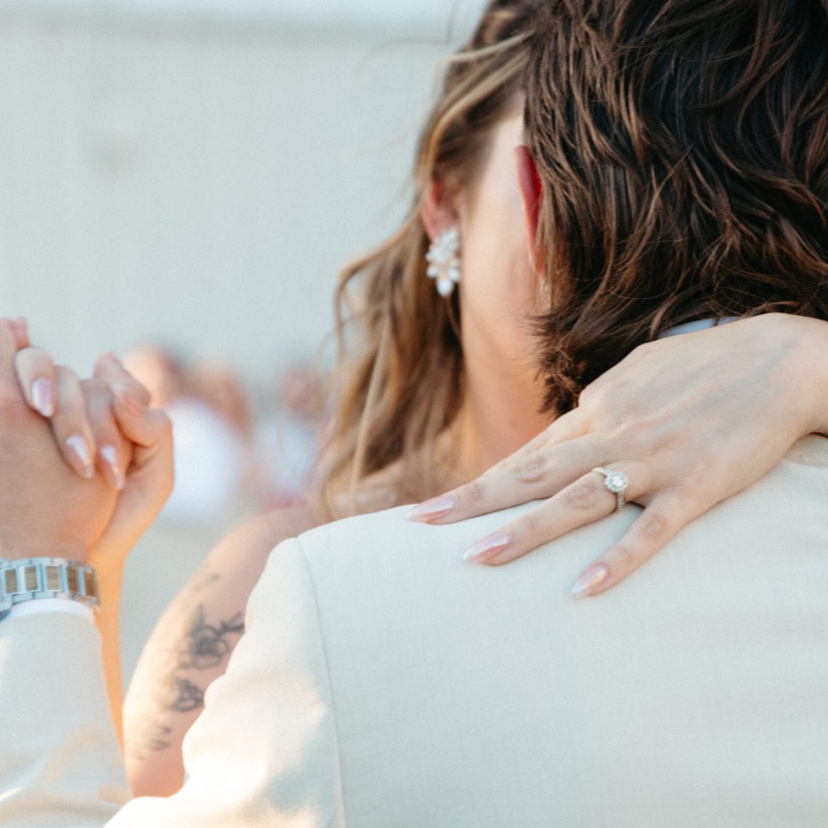 outdoor wedding reception at rooftop1630 in denver