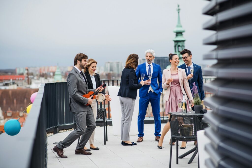 Rooftop Wedding