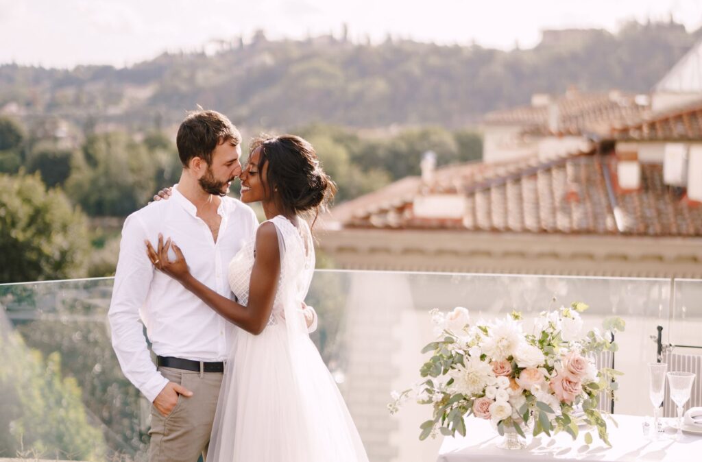 rooftop wedding