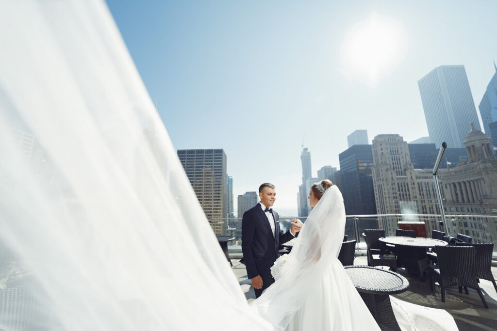 rooftop wedding