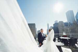 rooftop wedding