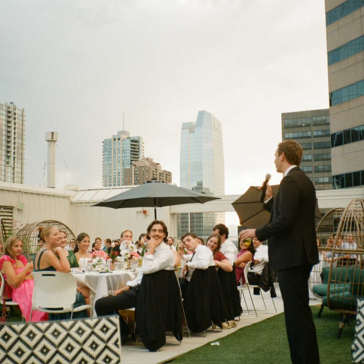 rooftop wedding reception denver