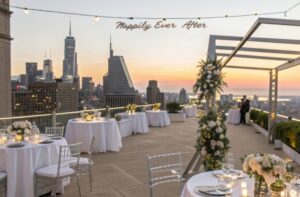rooftop wedding