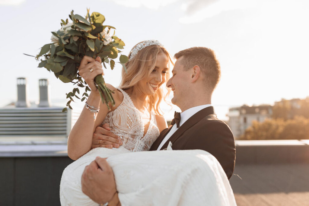 rooftop wedding
