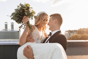 rooftop wedding