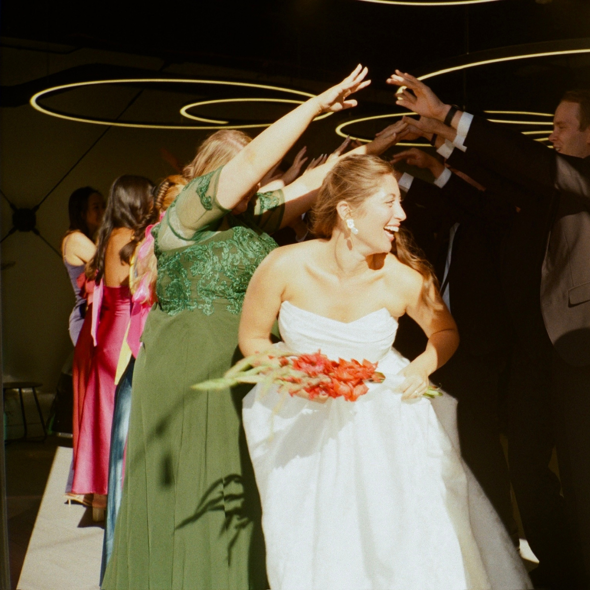 Small downtown Denver wedding setup designed for an intimate guest experience