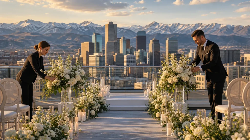 Why City Skyline Views Matter For Denver Rooftop Weddings